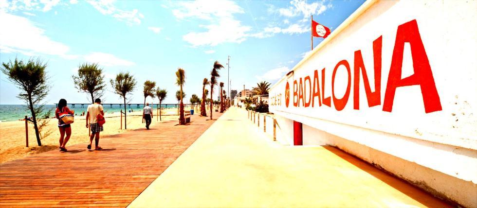 Barcelona Badalona Playa Terraza Apartamento Exterior foto